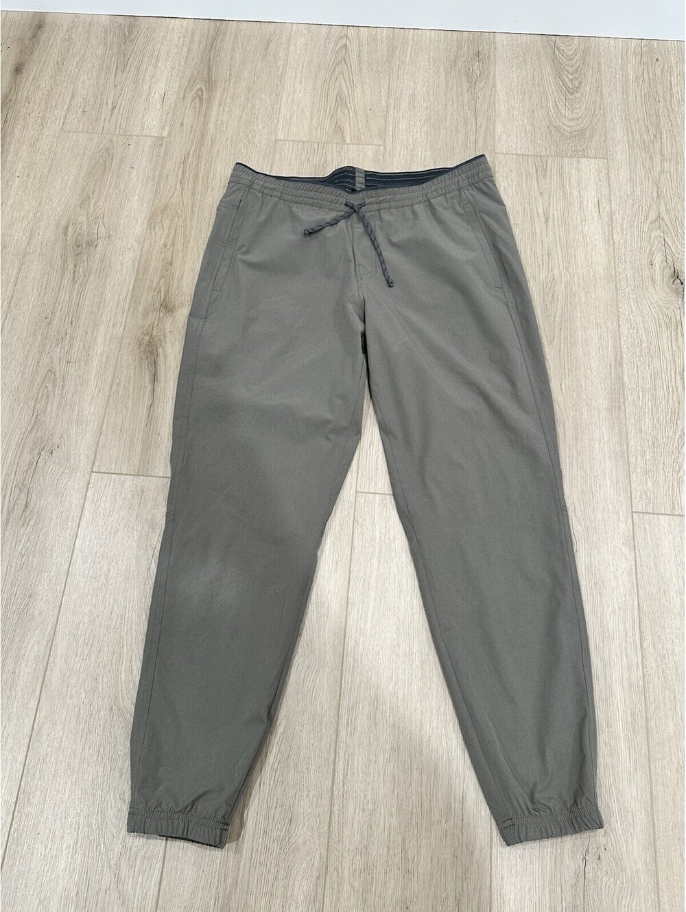 Kuhl Pants Mens Large Freeflex Jogger Performance Stretch Drawstring Brown Green